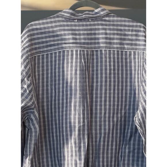 Tommy Bahama Mens Button Up Striped Shirt XL Alternative Cuff Career Casual - Picture 12 of 12